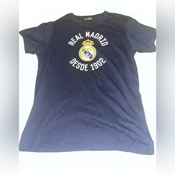 Men tshirt Real Madrid. Size small. Navy color. - Picture 1 of 3